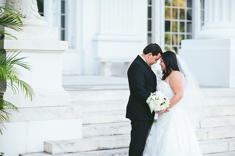 Flagler Museum Bride and groom